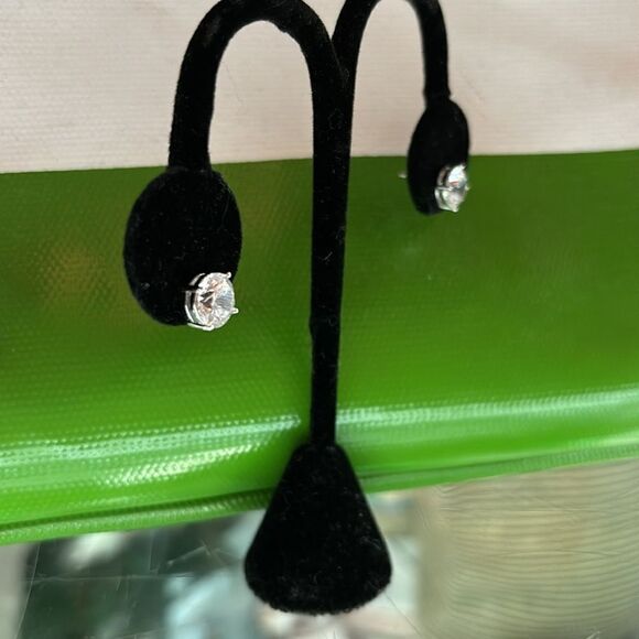 Crystal Stud Earrings - Picture 2 of 4